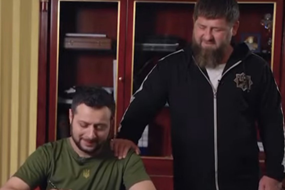 Prezydent Czeczeni i fałszywy prezydent Ukrainy