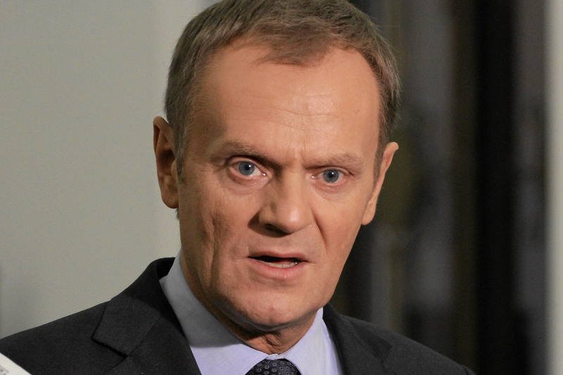 Donald Tusk w sejmie po glosowaniach nad projektem zmian ustawy o OFE