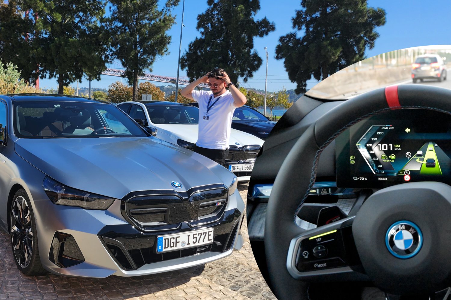 Asystent autostradowy w nowym BMW i5 po prostu rozwala system.