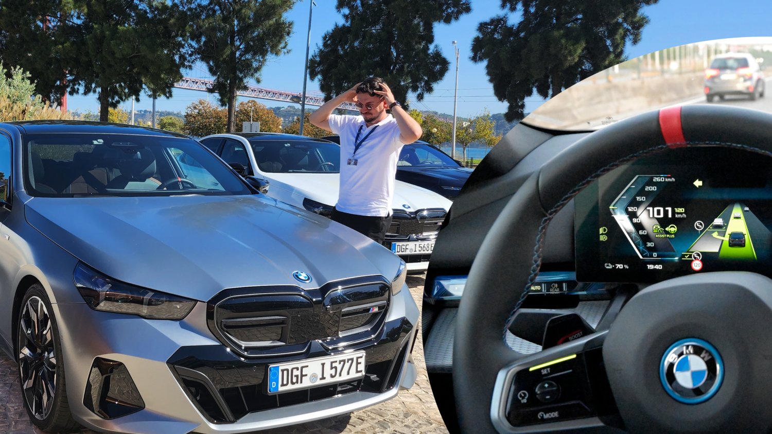 Asystent autostradowy w nowym BMW i5 po prostu rozwala system.