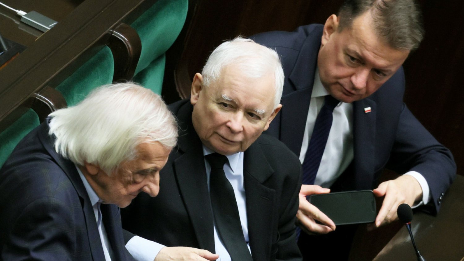 Ryszard Terlecki, Jarosław Kaczyński, Mariusz Błaszczak