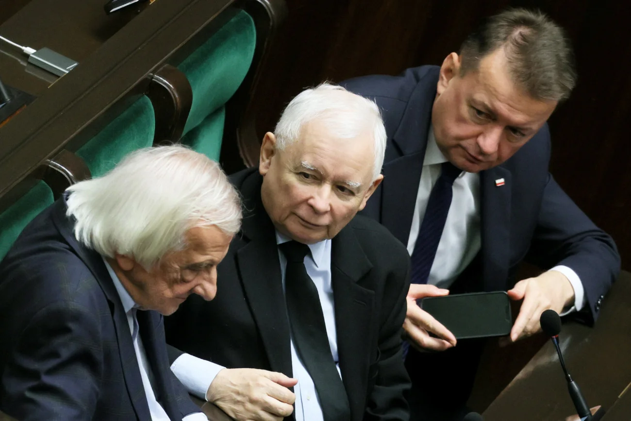 Ryszard Terlecki, Jarosław Kaczyński, Mariusz Błaszczak
