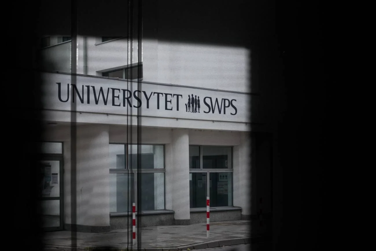 Uniwersytet SWPS. Prowadząca miała powiedzieć, że ma broń palną.