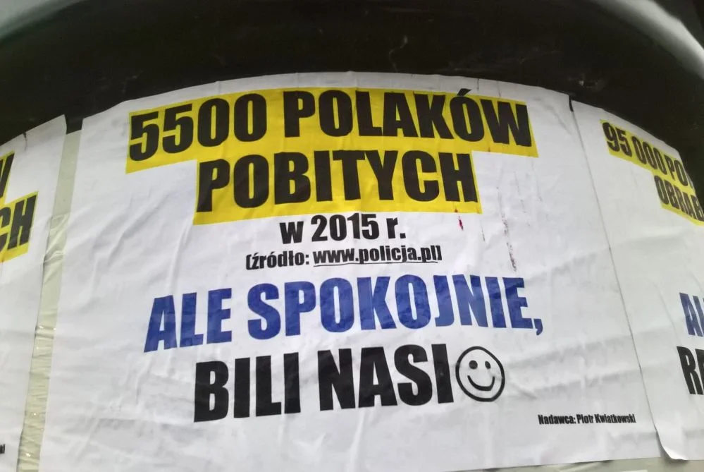 Członek Facebookowej grupy rozwiesił plakaty w jednym z polskich miast.