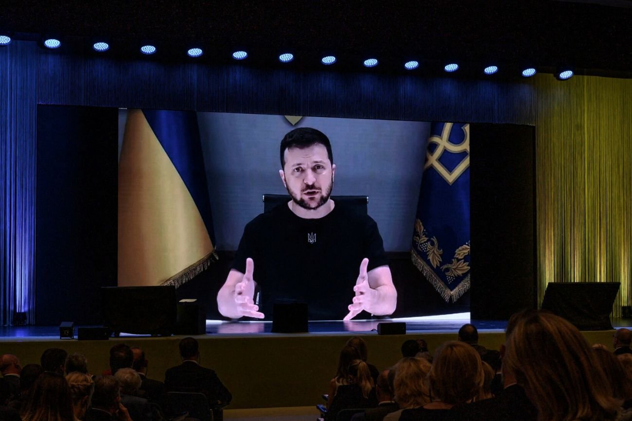 Prezydent Ukrainy Wołodymyr Zełenski.