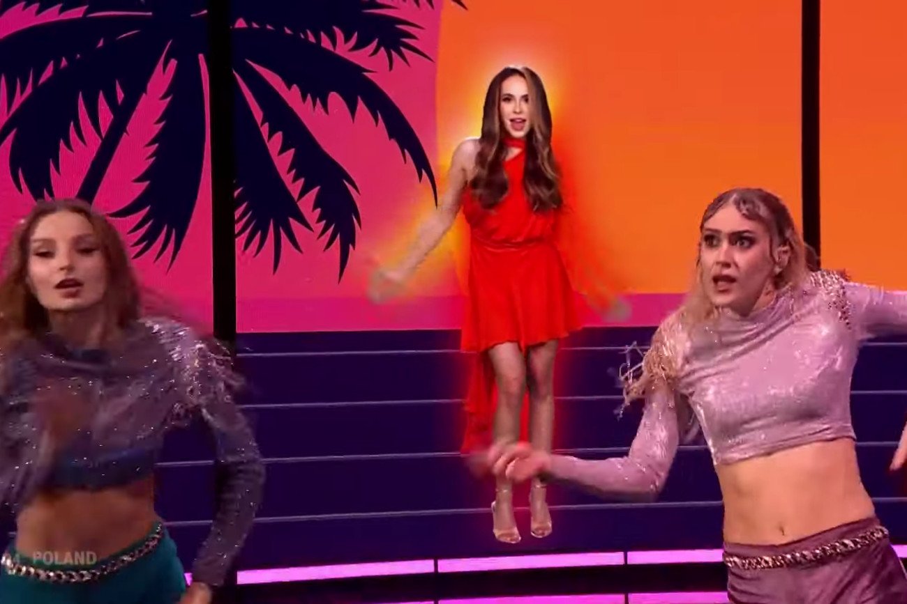 Blanka podczas eurowizyjnego występu.