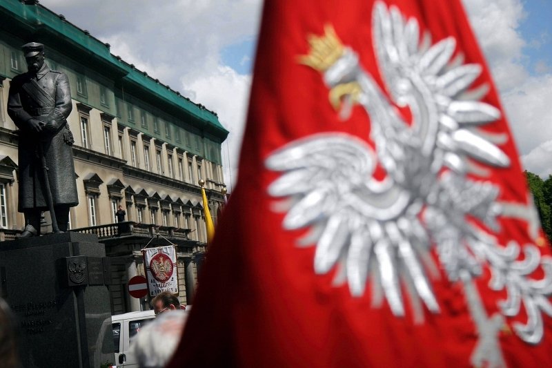 Pomnik marszałka Józefa Piłsudskiego w Warszawie.