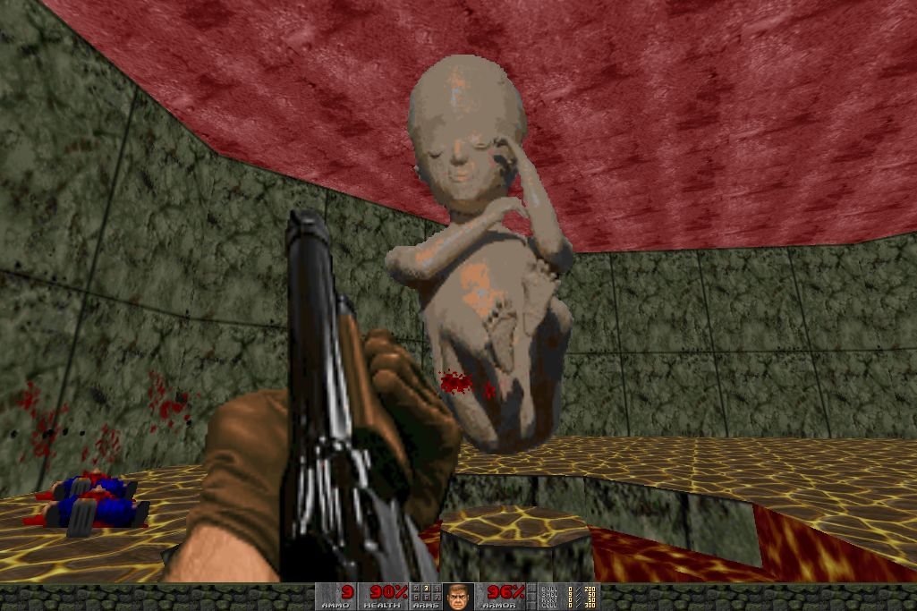 Doom Fetito to budzący ogromne kontrowersje mod gry komputerowej
