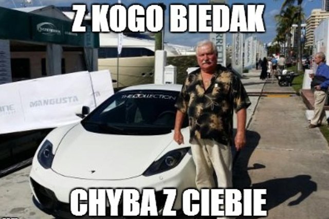 Temat wyjazdów zarobkowych Lecha Wałęsy stał się przedmiotem wielu żartów