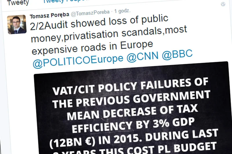 PiS "donosi" CNN, BBC i internautom na całym świecie, że Polska jest zrujnowana...