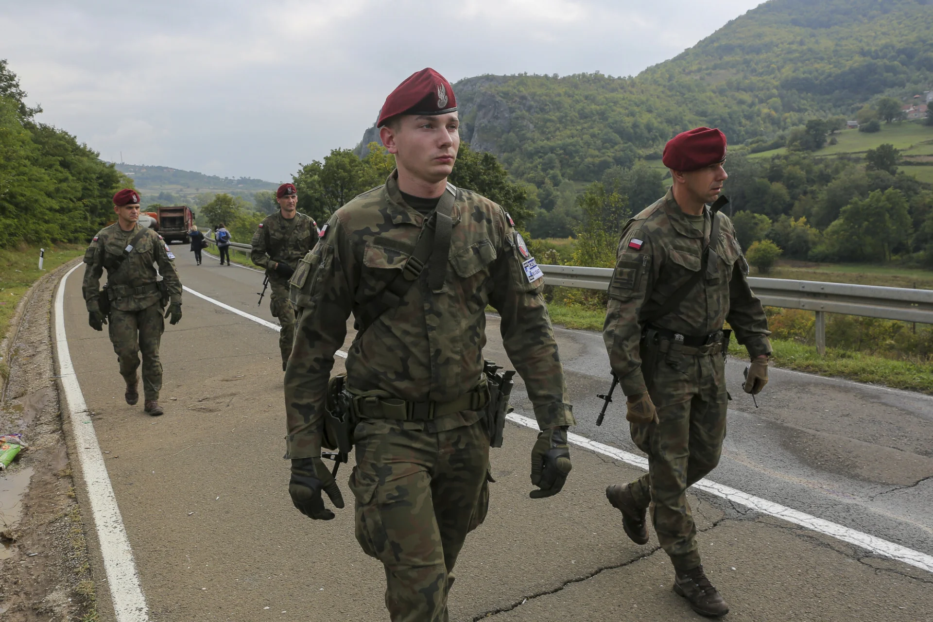 Polscy żołnierze KFOR w Kosowie