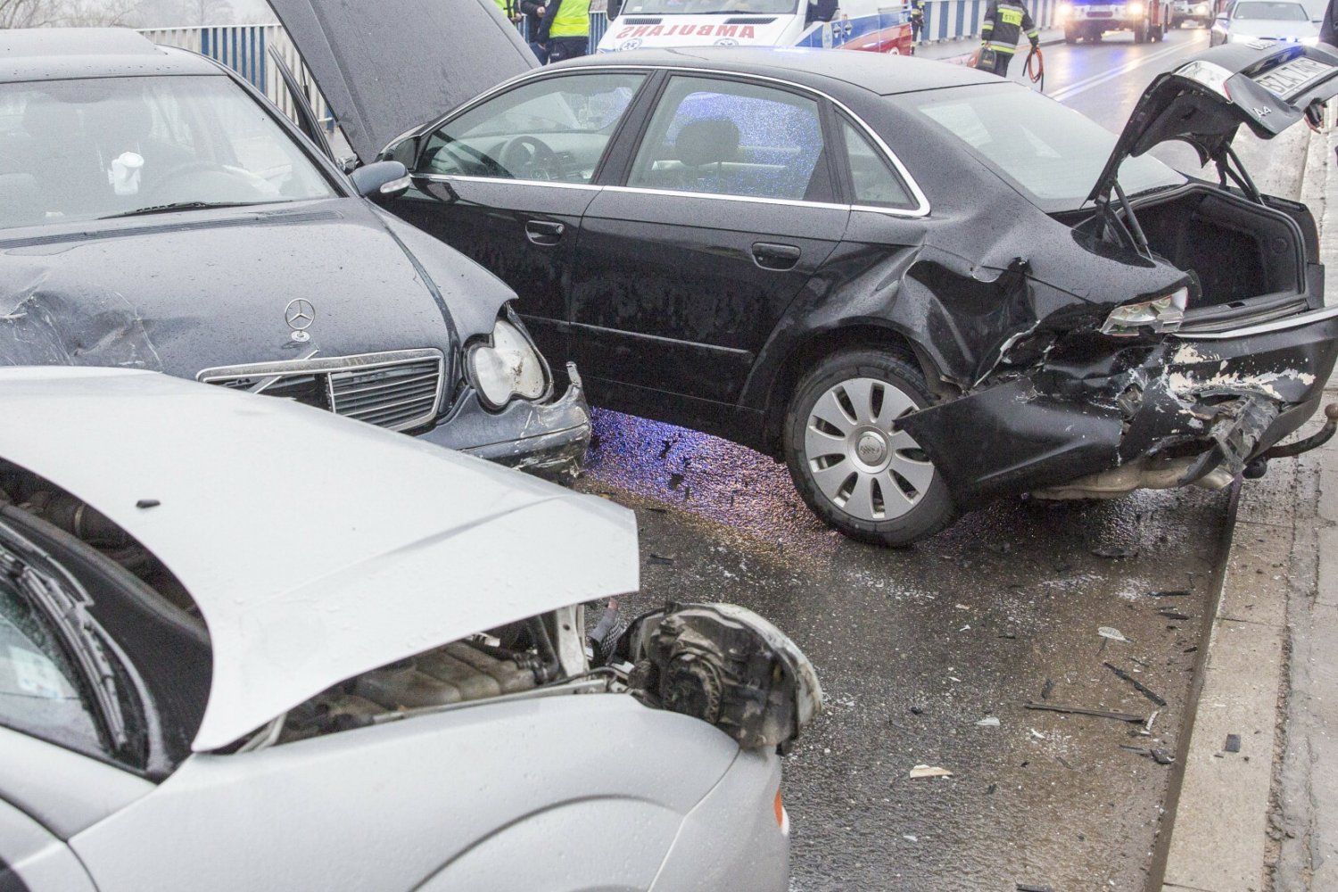 Ogromny karambol pod Poznaniem. Zdjęcie ilustracyjne.