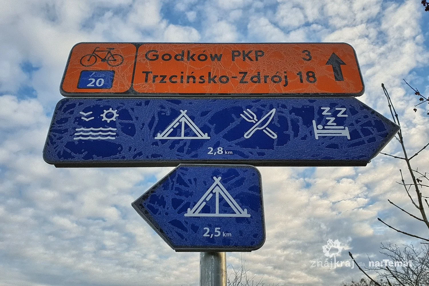Rowerowe drogowskazy na Pomorzu Zachodnim