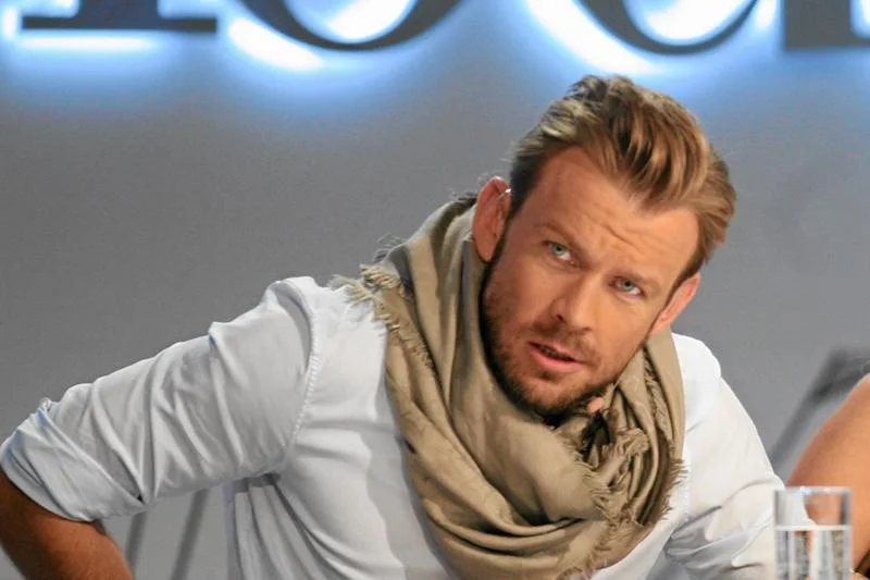 Dawid Woliński podczas nagrania programu Top Model