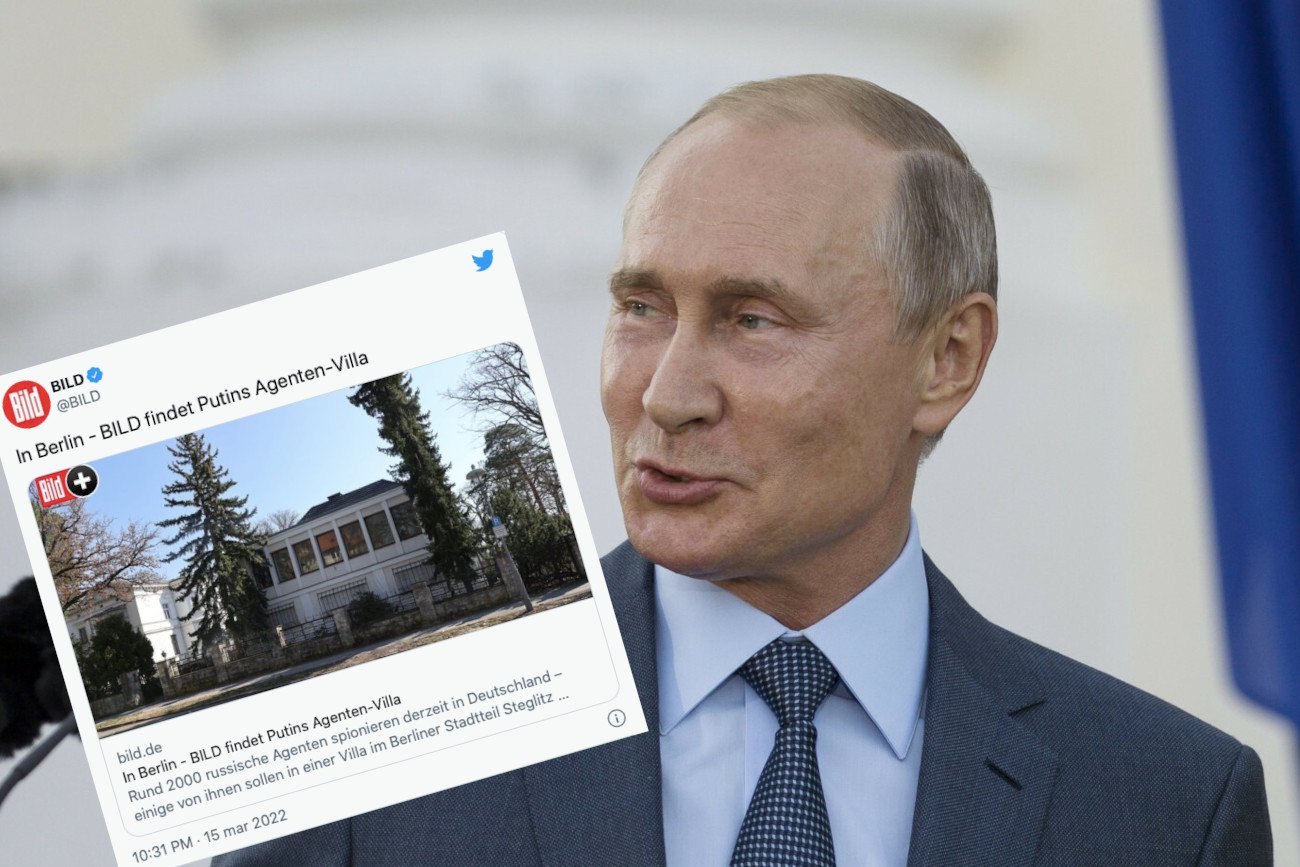 Z ustaleń dziennikarzy niemieckiej gazety "Bild" wynika, że willa stojąca w jednej z berlińskich dzielnic należy do Władimira Putina.