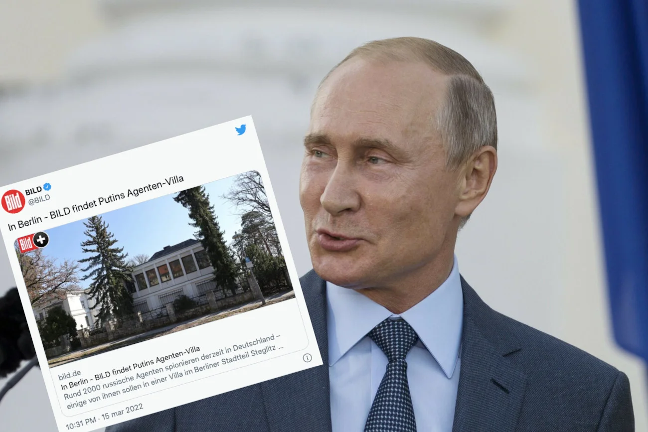Z ustaleń dziennikarzy niemieckiej gazety "Bild" wynika, że willa stojąca w jednej z berlińskich dzielnic należy do Władimira Putina.