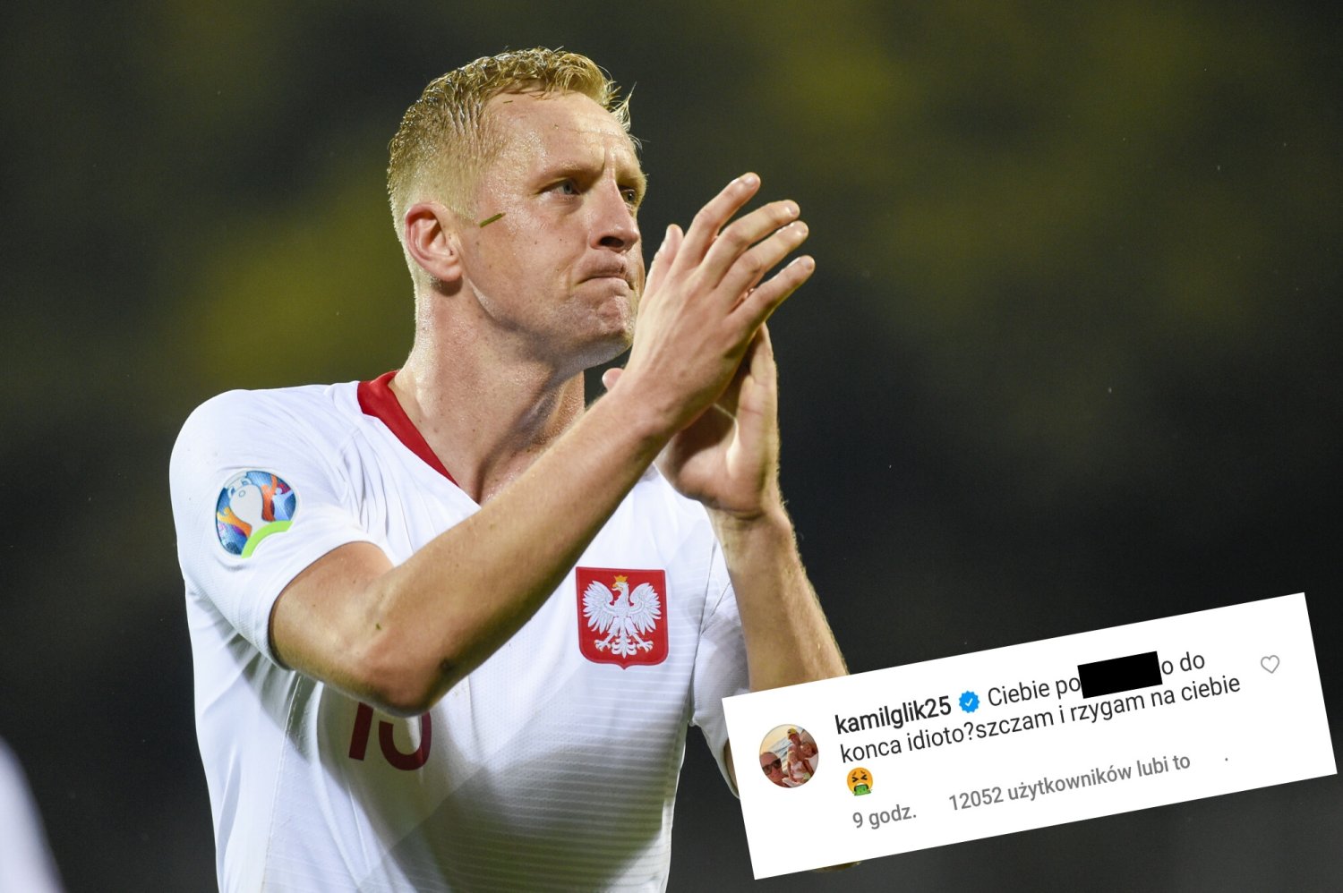 Kamil Glik bardzo ostro zareagował na obrzydliwy pomysł Antoniego Królikowskiego