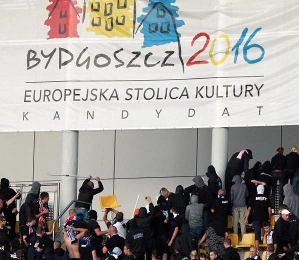 Pamiętne zdjęcie z finału Pucharu Polski w Bydgoszczy