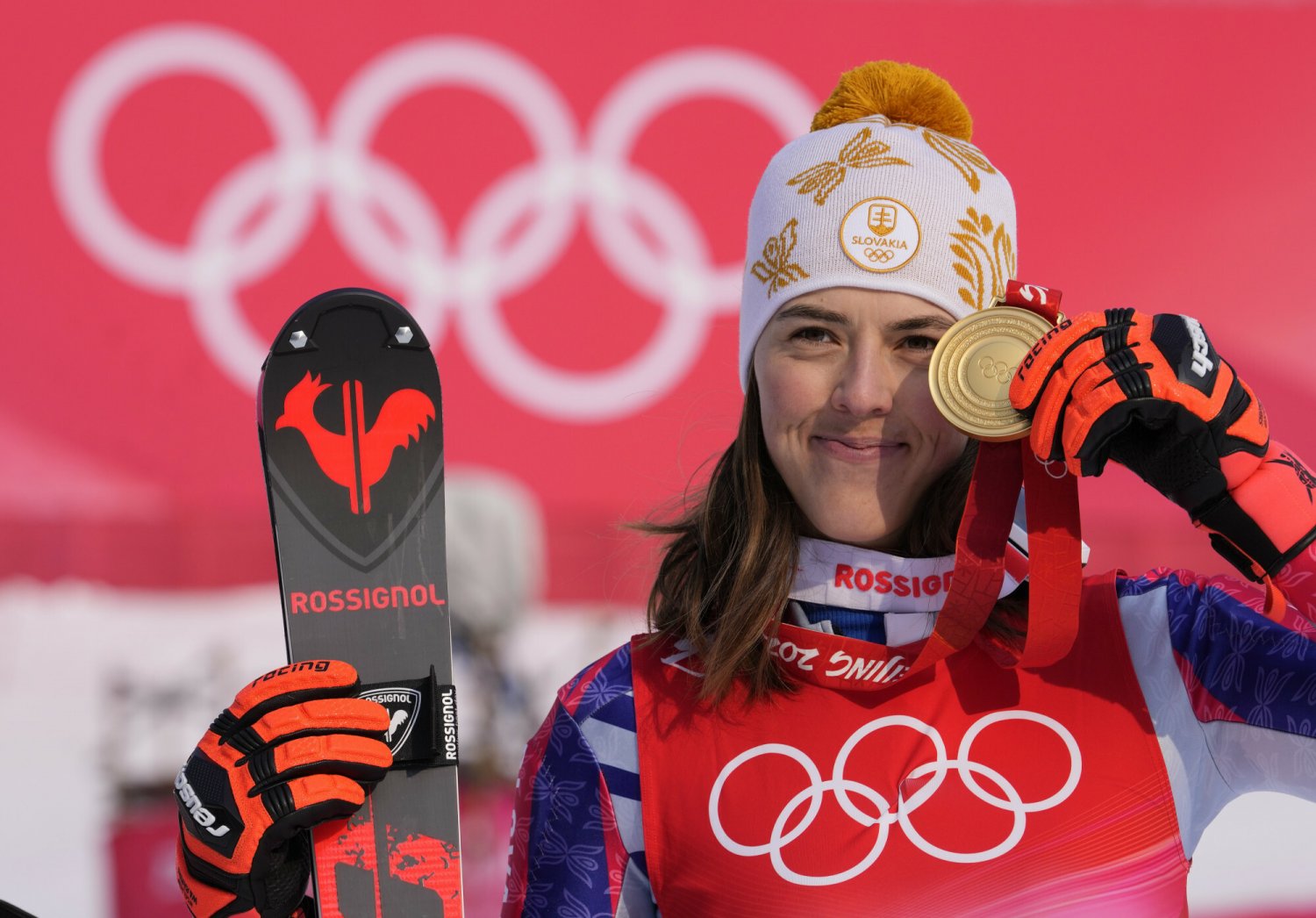 Petra Vlhova zapewniła Słowacji pierwszy złoty medal olimpijski w Pekinie