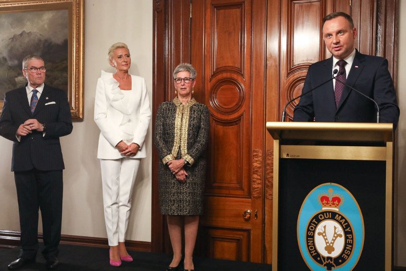 Pierwszy dzień wizyty prezydenta RP w Australii.