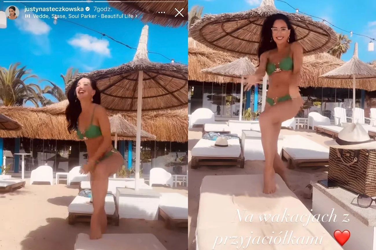 Justyna Steczkowska na wakacjach. Zapozowała na plaży w bikini Justyna Steczkowska na wakacjach. Zapozowała na plaży w bikini