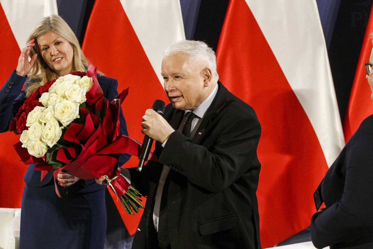 Jarosław Kaczyński w Olsztynie.