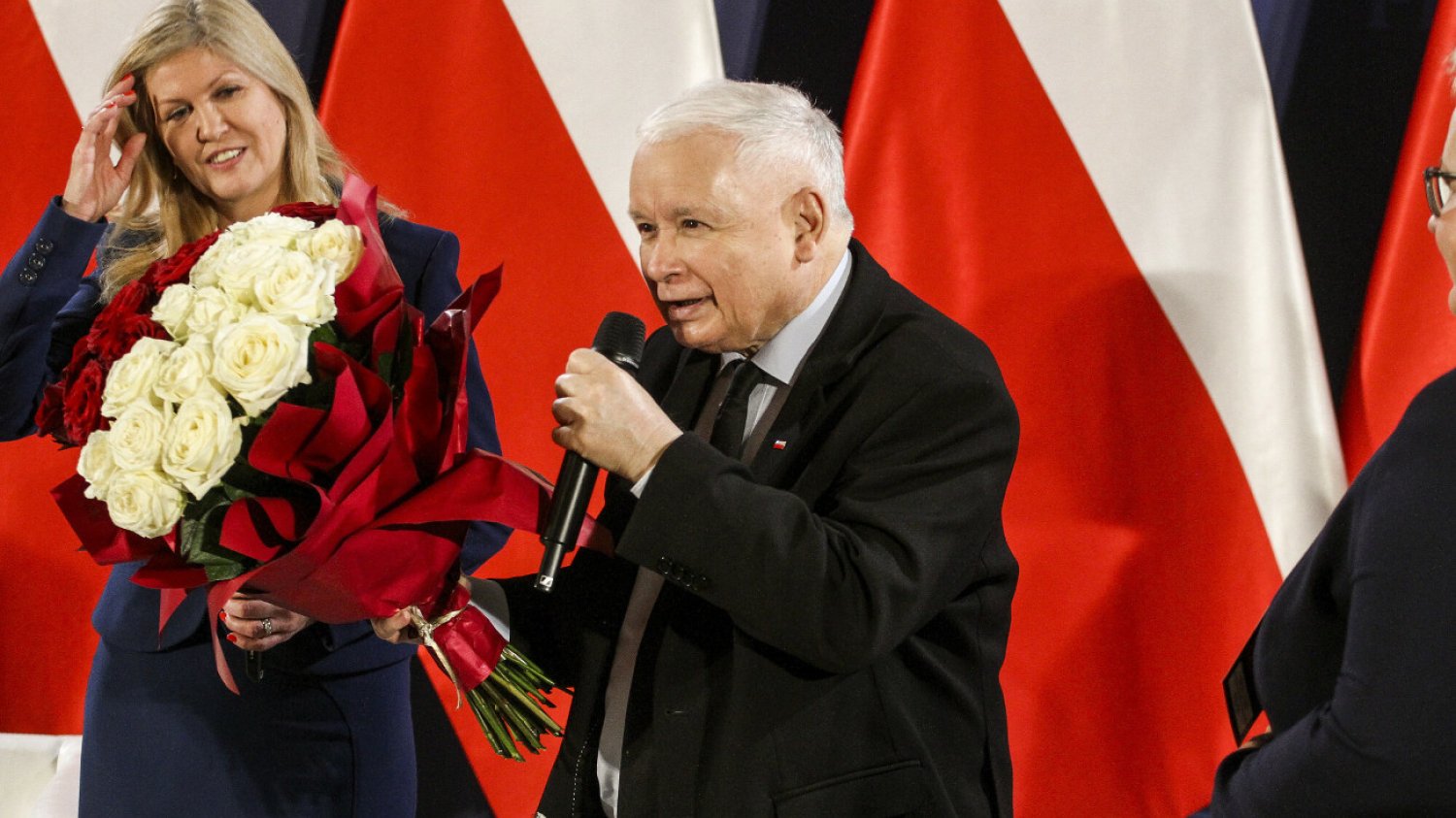 Jarosław Kaczyński w Olsztynie.