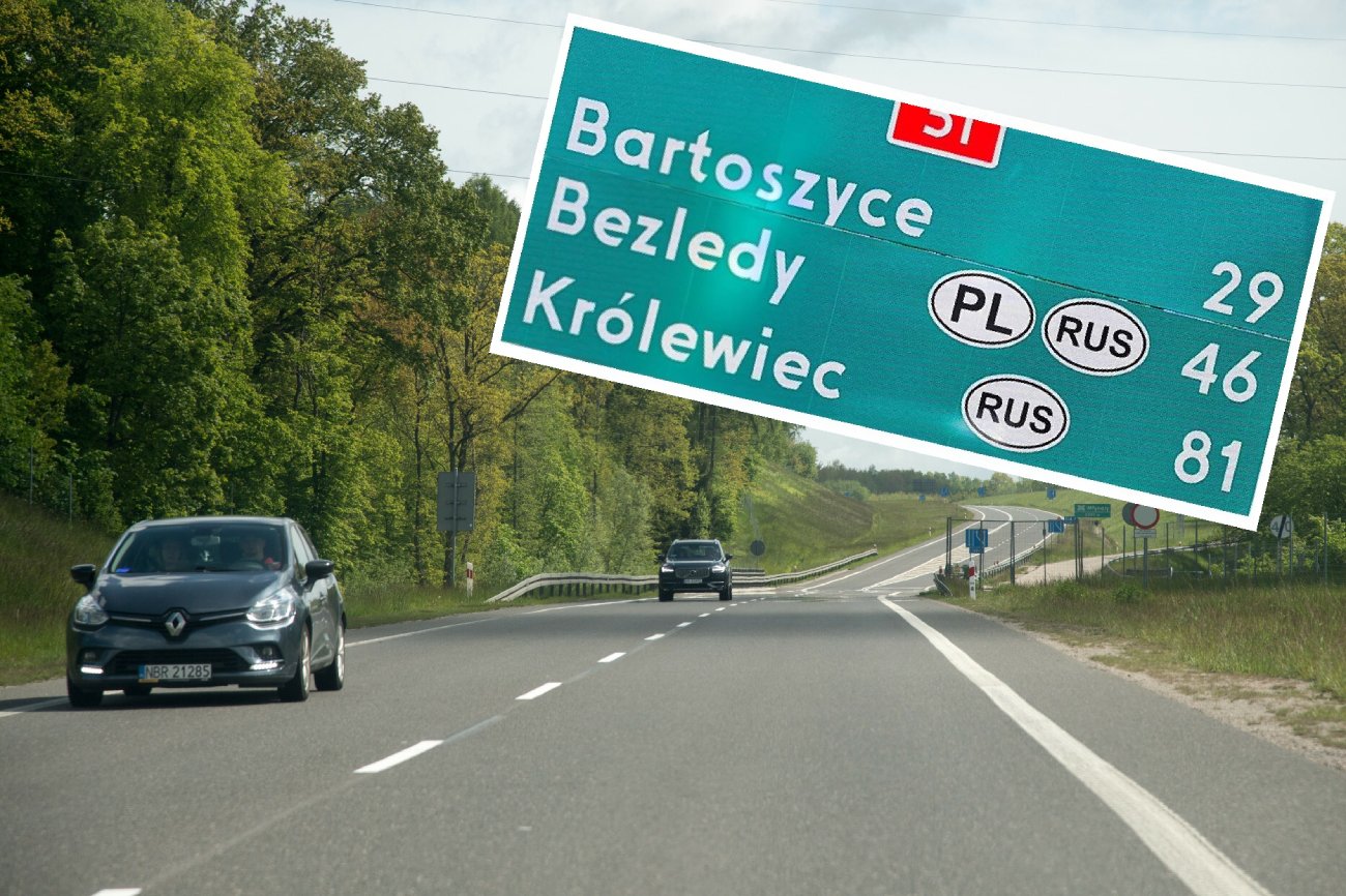 Kaliningrad znika, zostaje Królewiec. Znaki drogowe z nazwą znikają z ulic