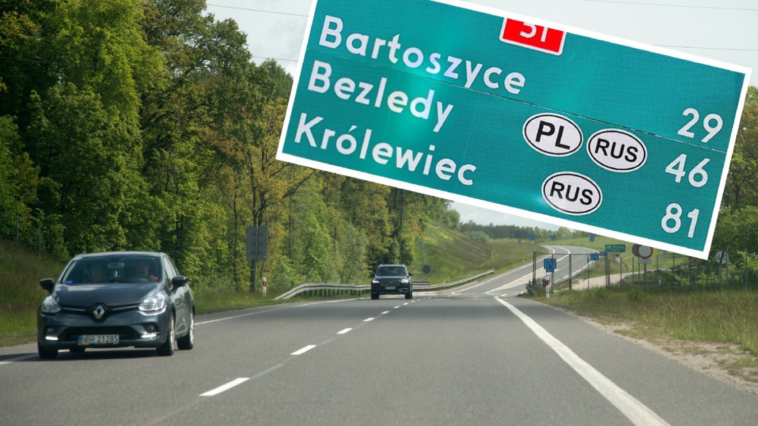 Kaliningrad znika, zostaje Królewiec. Znaki drogowe z nazwą znikają z ulic