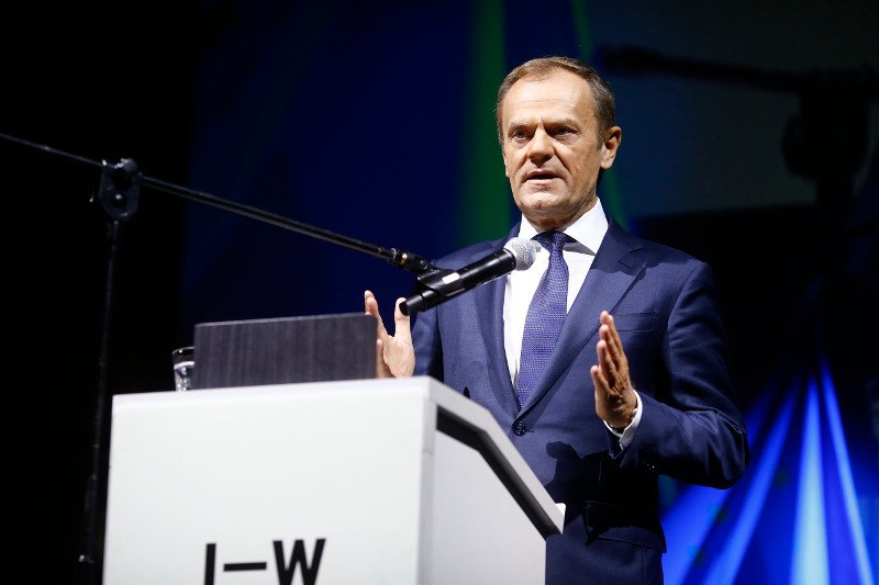 Donald Tusk wystąpił na Igrzyskach Wolności w Łodzi.
