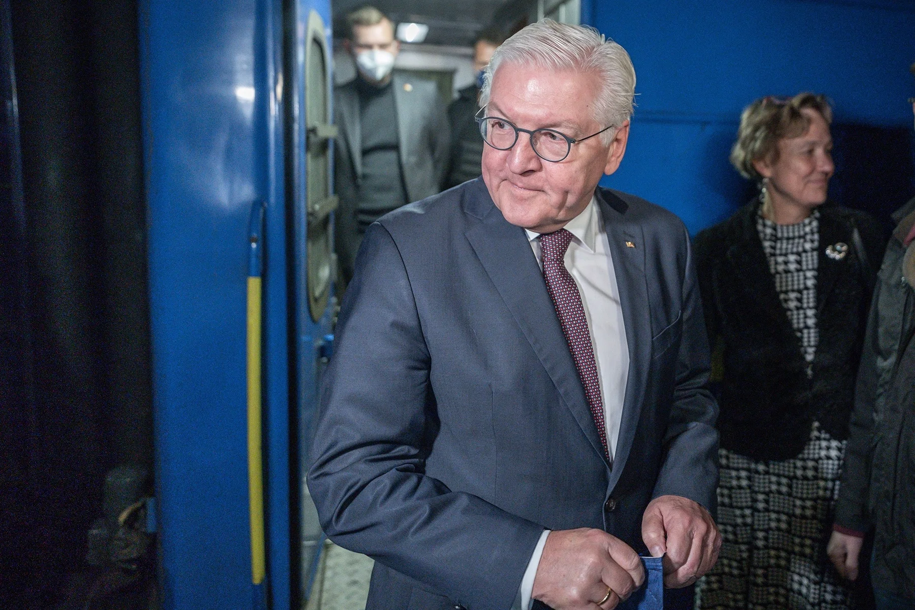 Niemiecki prezydent odwiedził Kijów.