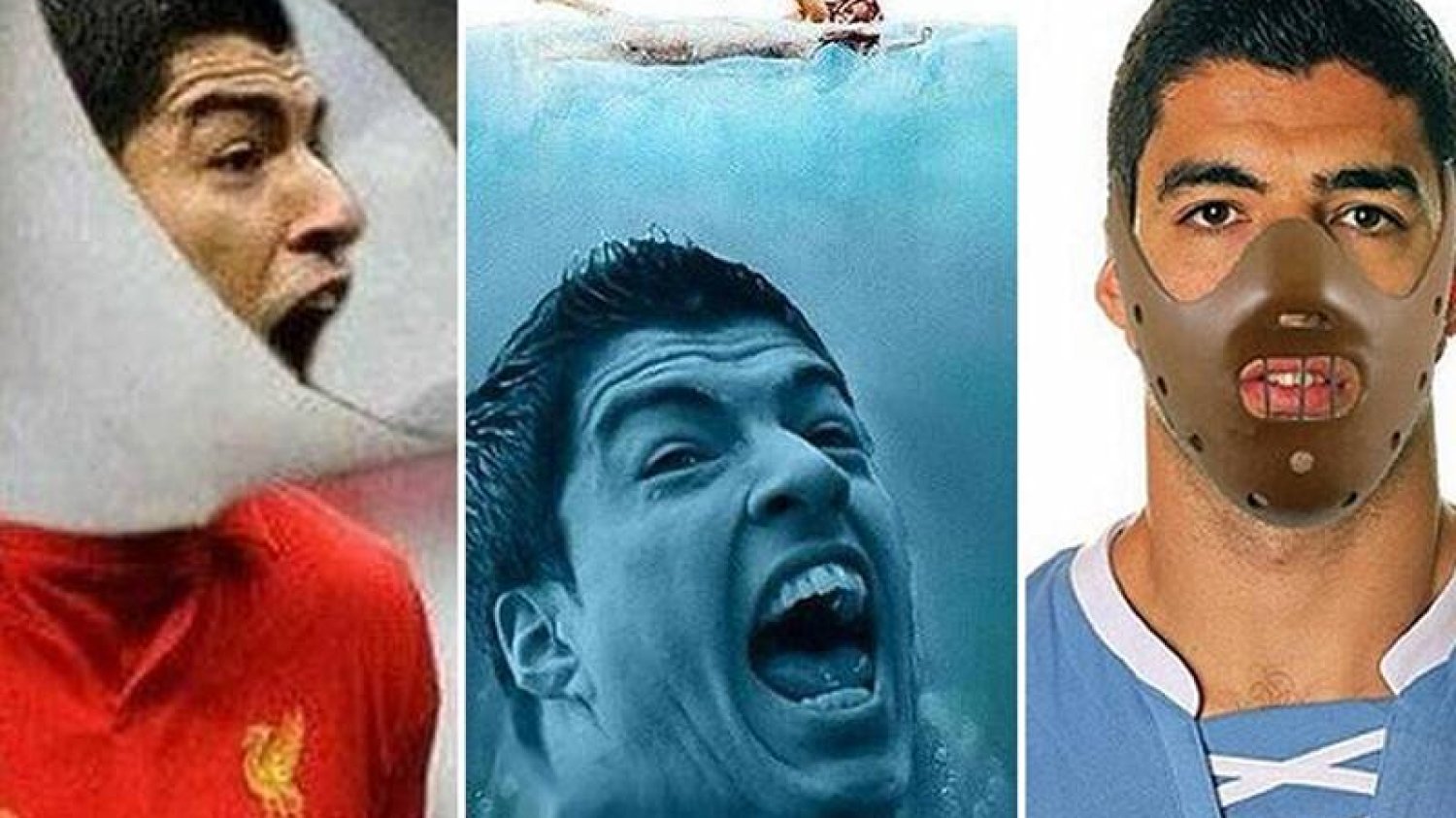 Luis Suarez trzy razy ugryzł rywala. Zatem nic dziwnego, że stał się bohaterem memów