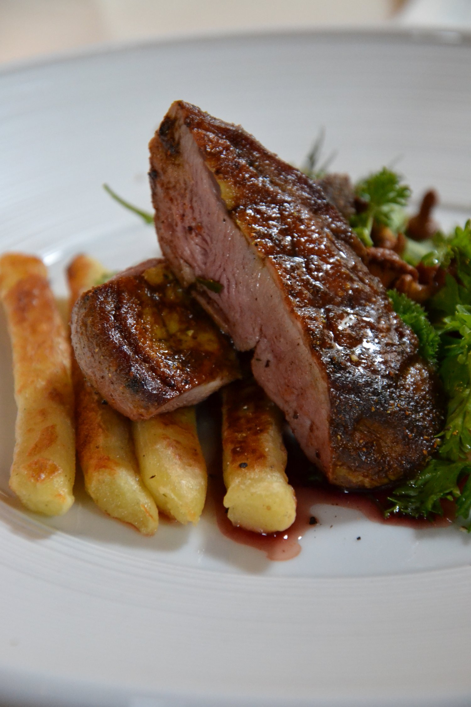 Kaczka w restauracji Ancora, z menu kurkowego