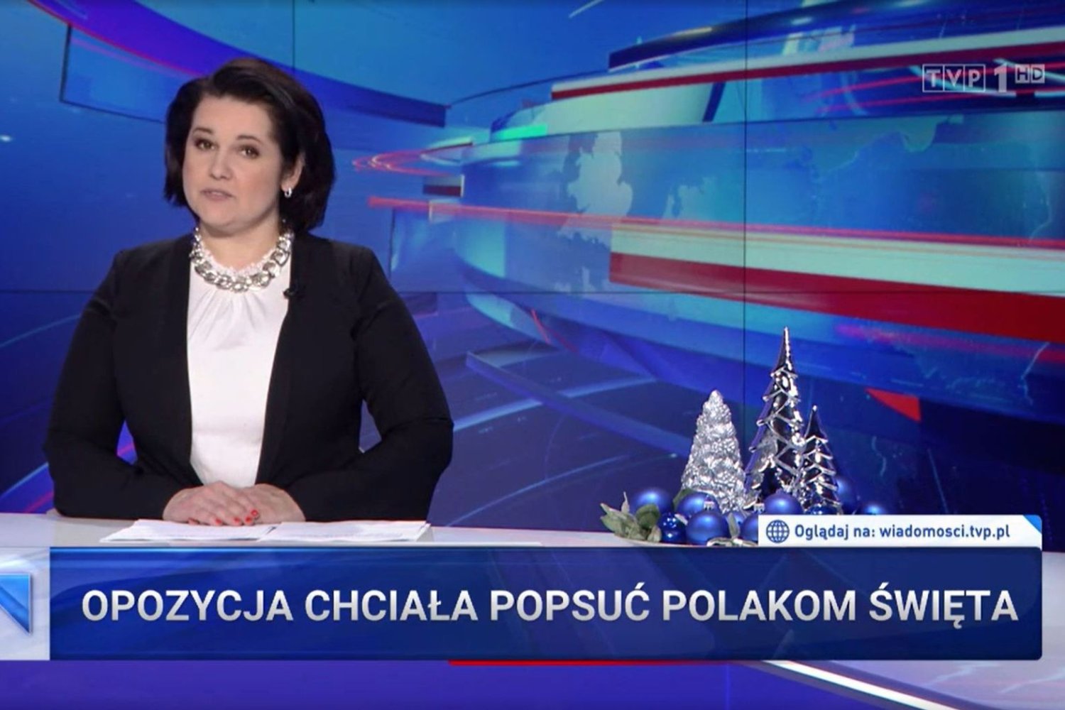 "Wiadomości" TVP zaatakowały opozycję w drugi dzień świąt.