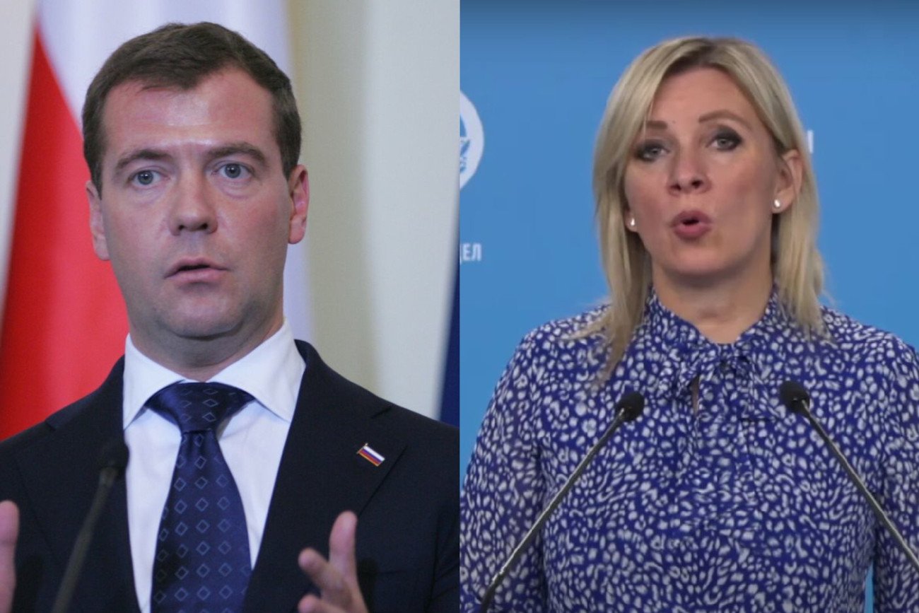 Dmitrij Miedwiediew, Maria Zacharowa.