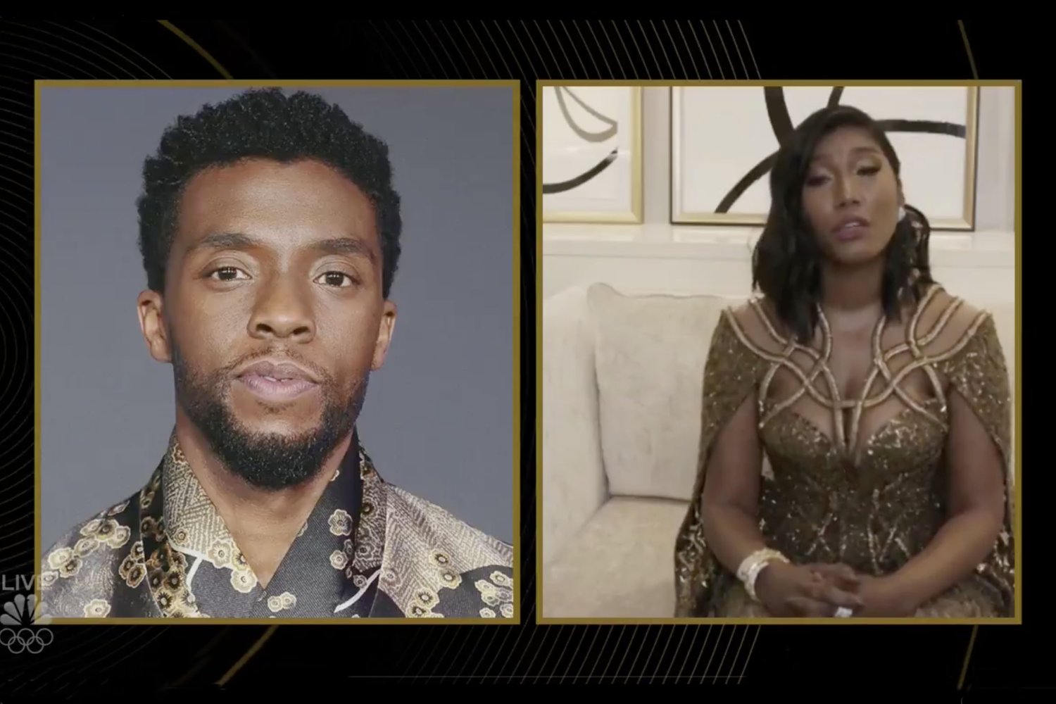 Wzurszające przemówienie podczas gali Złotych Globów. Żona Chadwicka Bosemana dziękuję w imieniu aktora.