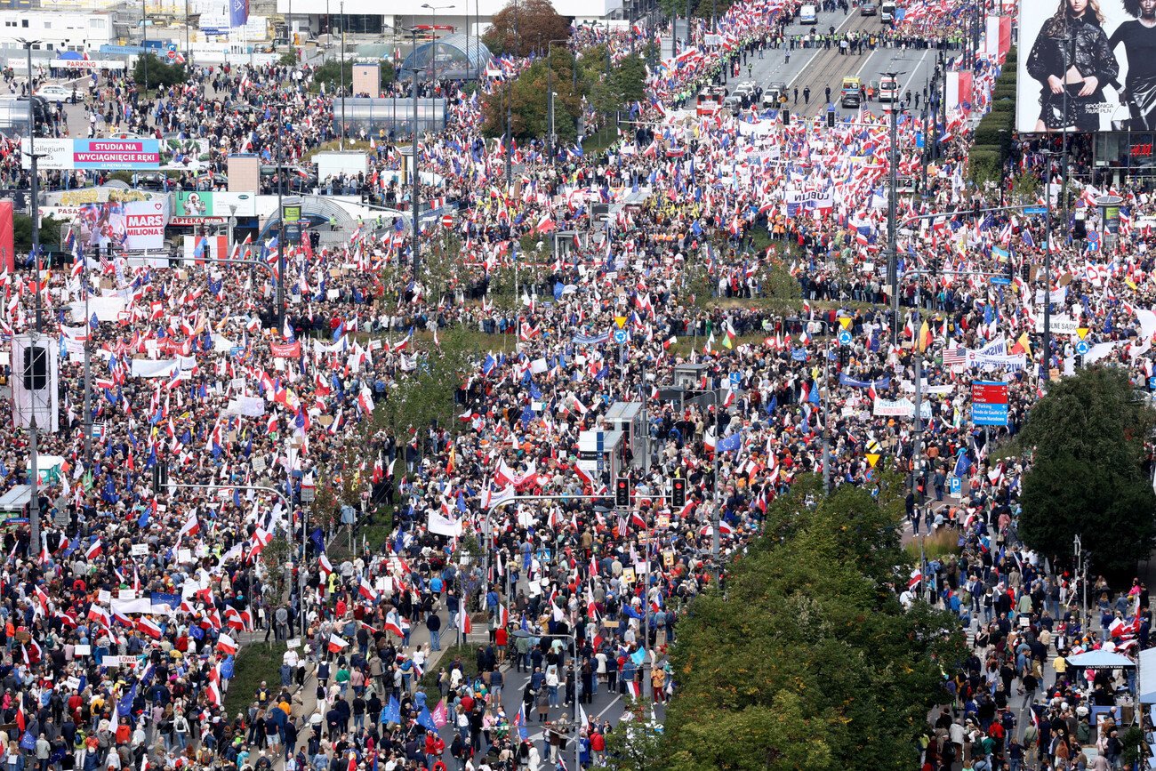 BBC transmitowało przemówienie Donalda Tuska podczas Marszu Miliona Serc.