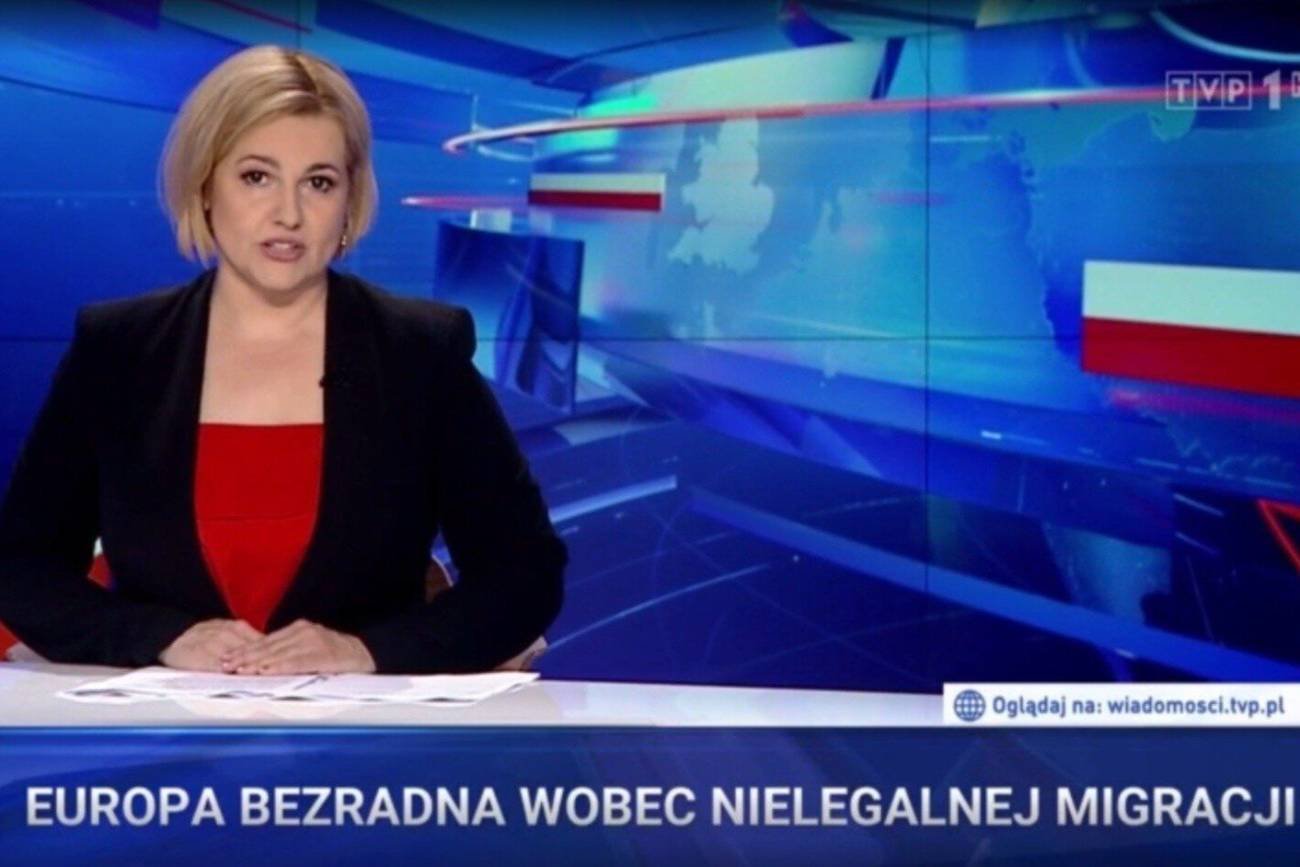 Wiadomości TVP milczą o aferze wizowej.W głównym wydaniu m.in. reklama serialu