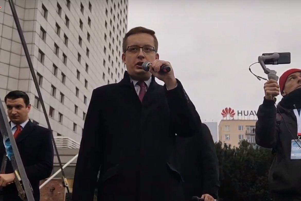 Robert Winnicki - poseł i lider Ruchu Narodowego