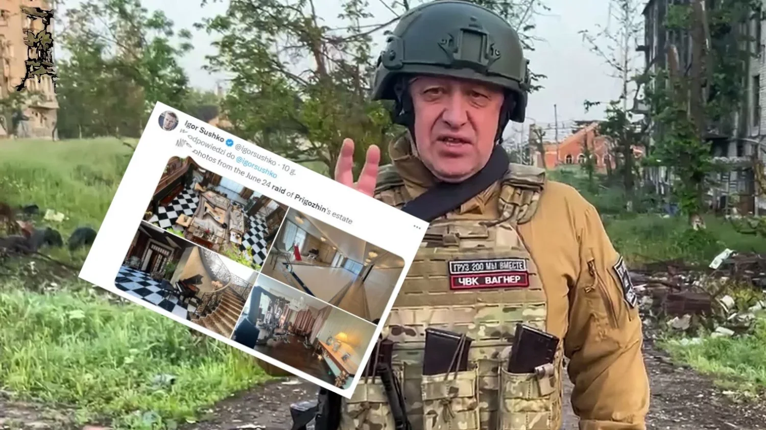 Nalot na pałac Prigożyna.