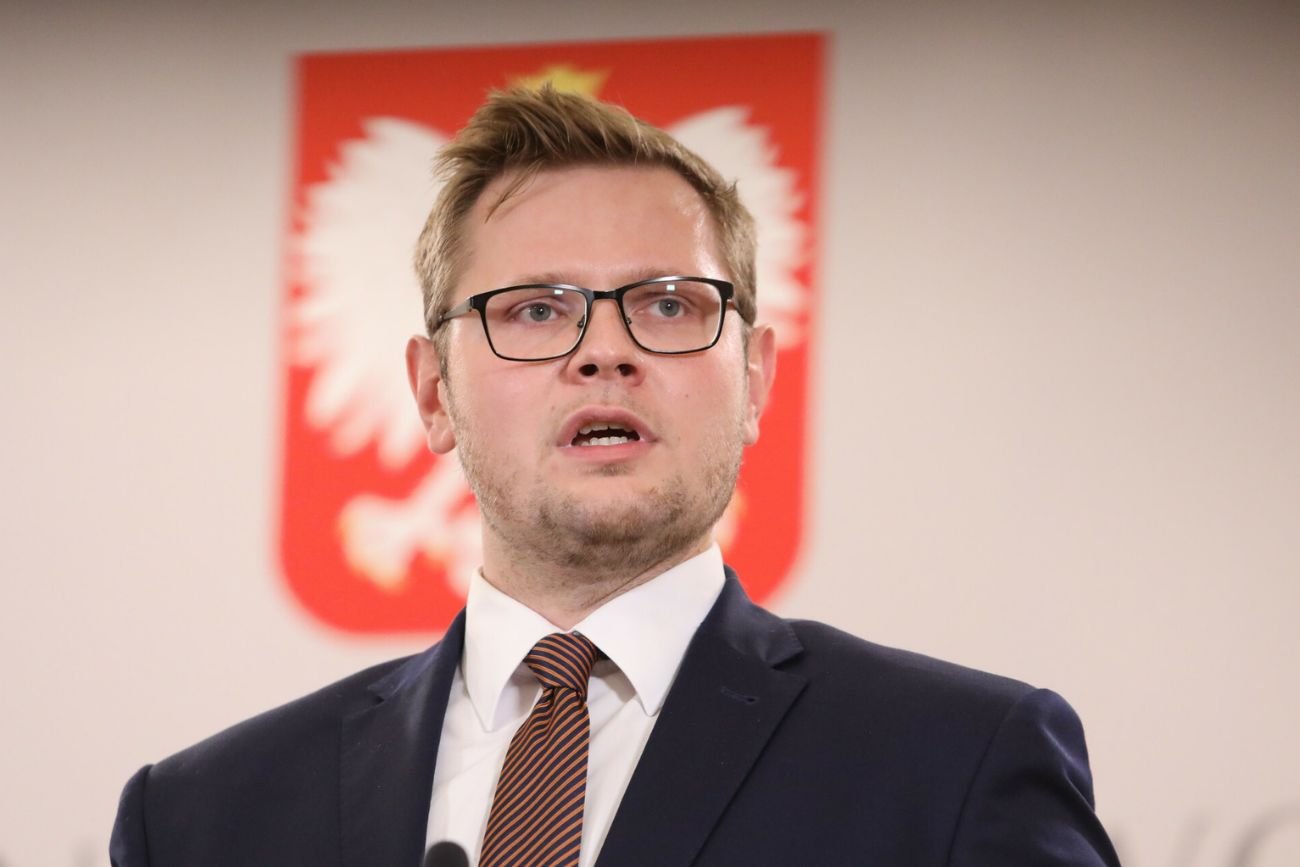 Wiceminister sprawiedliwości Michał Woś.