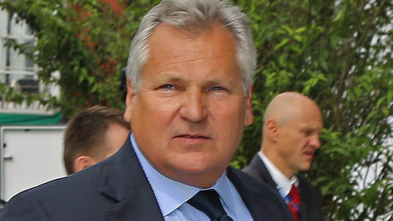 Aleksander Kwaśniewski przypomniał, że Władimir Putin "ma bardzo młodą kobietę przy sobie"