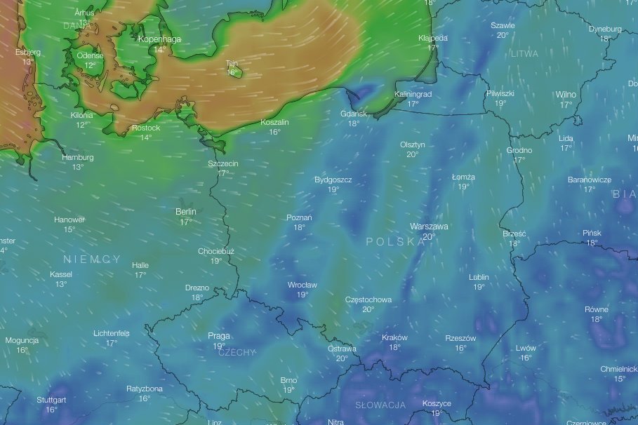 Weekend nie zapowiada się zbyt ciepło.