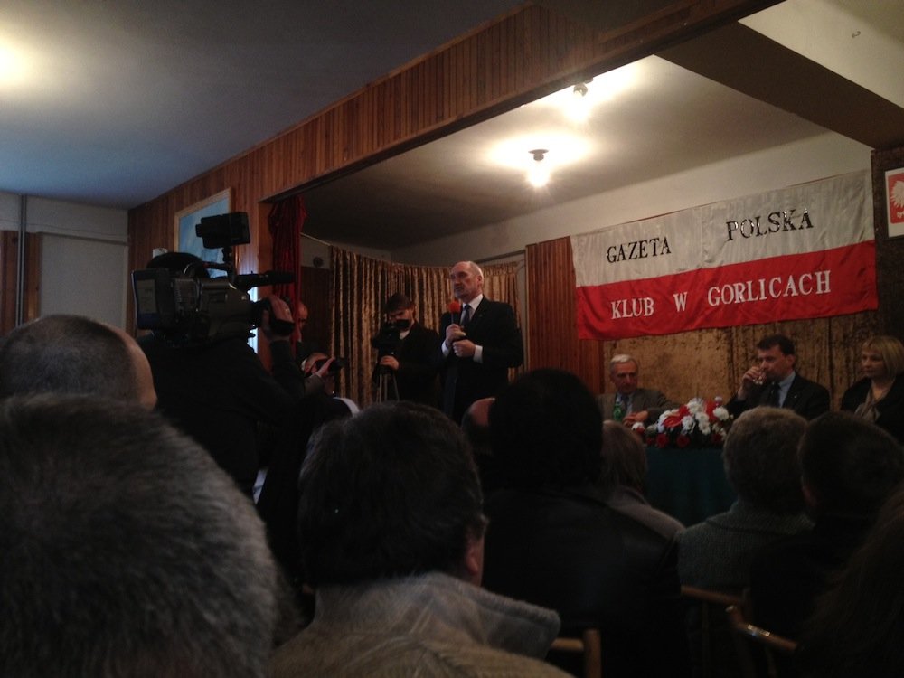 Spotkanie klubu Gazety Polskiej w Gorlicach z Antonim Macierewiczem