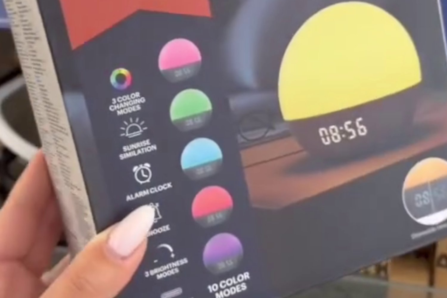 Budzik świetlny Grundig Wake-up Light z Action symulujący wschód słońca