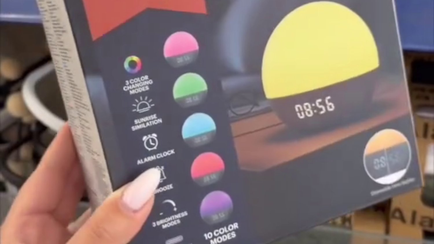 Budzik świetlny Grundig Wake-up Light z Action symulujący wschód słońca