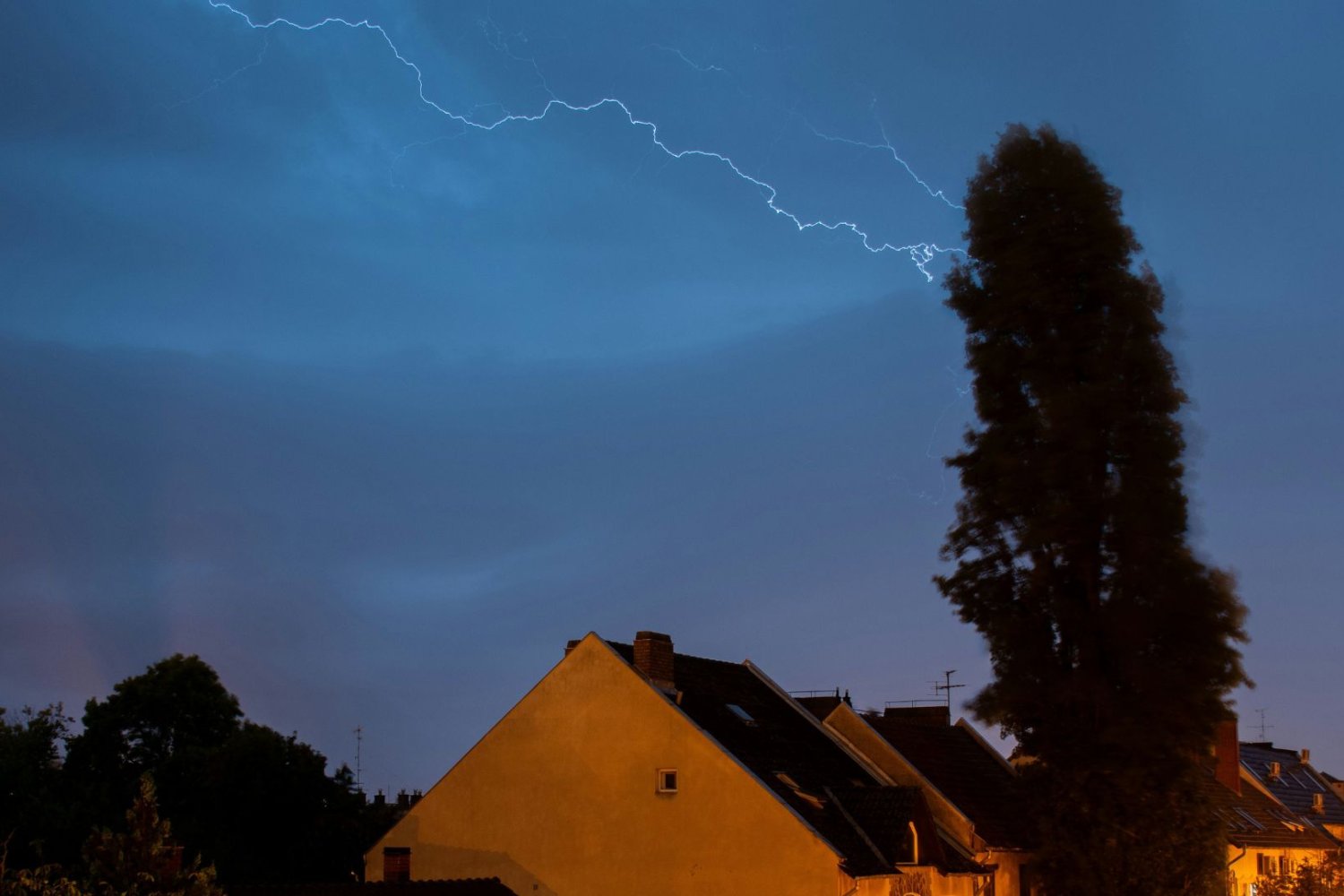 Burza, błyskawica, superkomórka burzowa