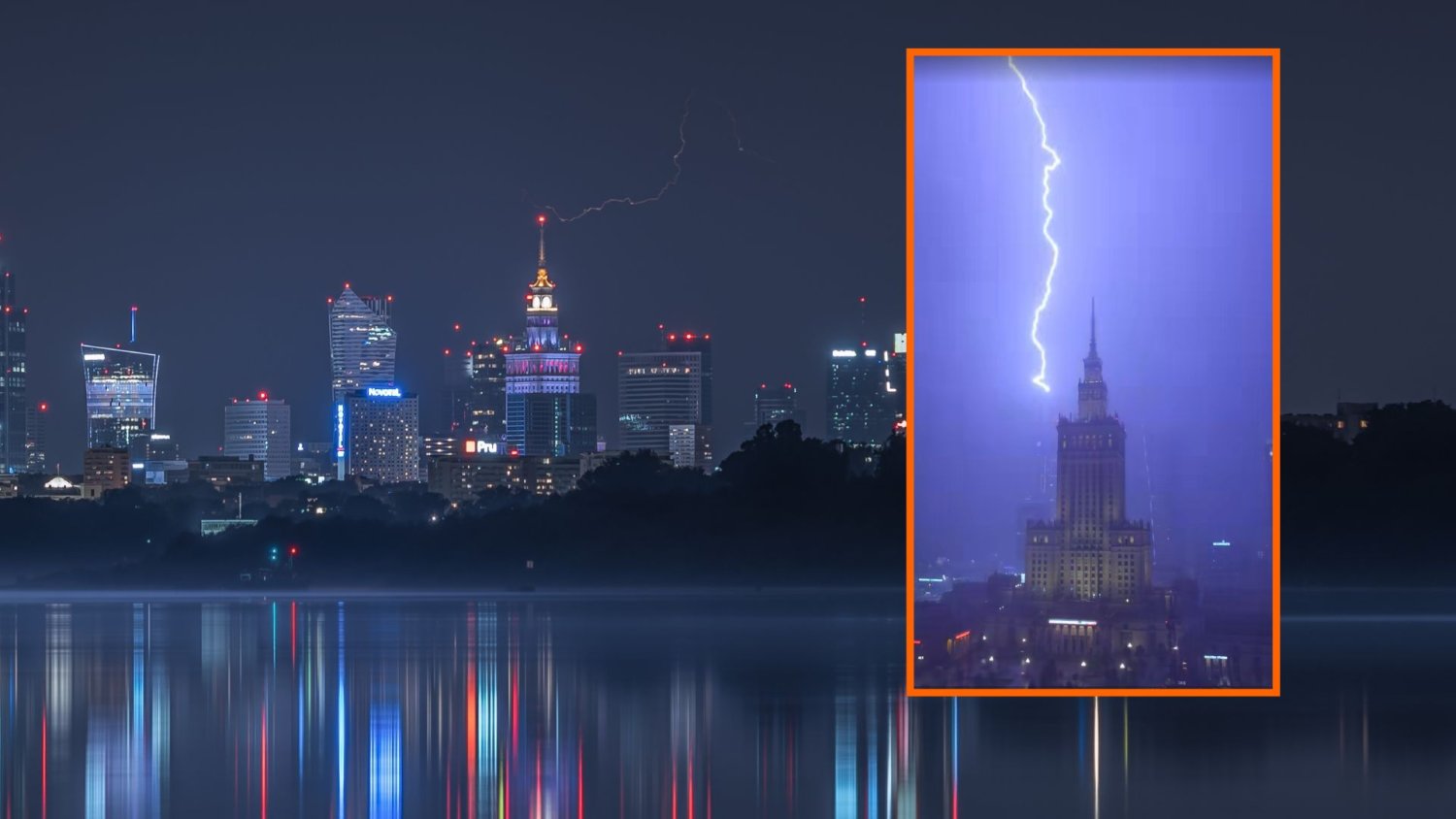 Nocą działo się nad Warszawą. Ekipa Trzaskowskiego aż opublikowałą nagranie
