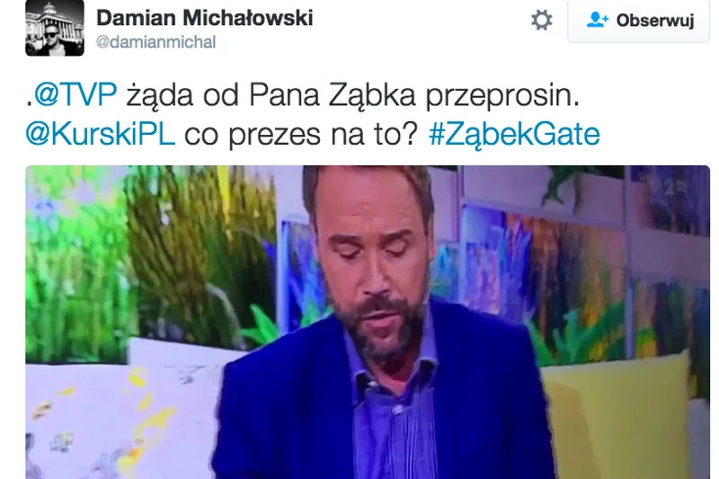 TVP grozi pozwem za incydent z Marzeną Rogalską