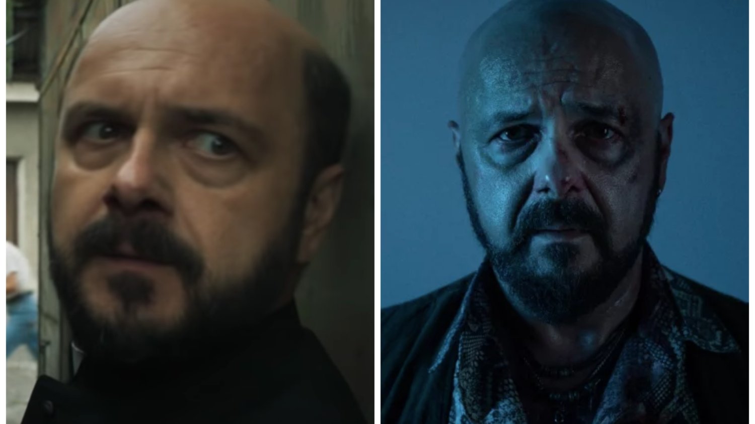 Po lewej: scena z filmu "Kler". Po prawej: "Informacja zwrotna" to ekranizacja książki Jakuba Żulczyka.